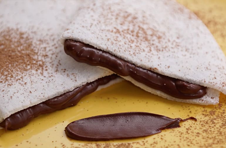 Tapioca com Recheio de Brigadeiro Fit