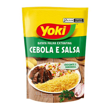 Yoki | Batata Palha Cebola e Salsa Extrafina | Batata com um sabor ...