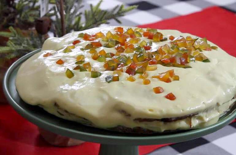 Torta Gelada de Panetone